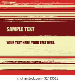 grunge stripes background with copy space, vector illustration