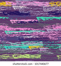 Grunge Stripes chalk vector textures. Seamless pattern lines. Stripy crayon pencil strokes. Hand drawn pastel. Summer bright stripes, brushes. Horizontal  pinstripe endless repeating elements.