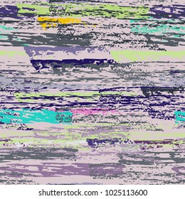 Grunge Stripes chalk vector textures. Seamless pattern lines. Stripy crayon pencil strokes. Hand drawn pastel. Summer bright stripes, brushes. Horizontal  pinstripe endless repeating elements.
