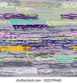 Grunge Stripes chalk vector textures. Seamless pattern lines. Stripy crayon pencil strokes. Hand drawn pastel. Summer bright stripes, brushes. Horizontal  pinstripe endless repeating elements.