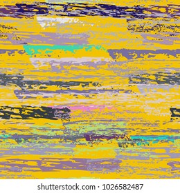Grunge Stripes chalk vector textures. Seamless pattern old wall. Stripy crayon pencil strokes. Hand drawn pastel. Summer bright stripes, brushes. Horizontal  pinstripe endless repeating elements.