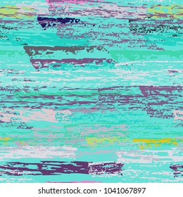 Grunge Stripes chalk vector textures. Seamless pattern old wall. Stripy crayon pencil strokes. Hand drawn pastel. Summer bright stripes, brushes. Horizontal  pinstripe endless repeating elements.