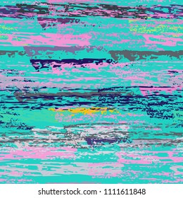 Grunge Stripes chalk vector textures. Seamless pattern lines. Stripy crayon pencil strokes. Hand drawn pastel. Summer bright stripes, brushes, scribble. Horizontal pinstripe endless repeat elements.