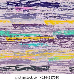 Grunge Stripes chalk vector textures. Seamless pattern old wall. Stripy crayon pencil strokes. Hand drawn pastel. Graffiti bright stripes, brushes. Horizontal pinstripe endless repeating elements.