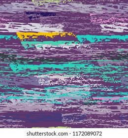 Grunge Stripes chalk vector textures. Seamless pattern old wall. Stripy crayon pencil strokes. Hand drawn pastel. Graffiti bright stripes, brushes. Horizontal pinstripe endless repeating elements.