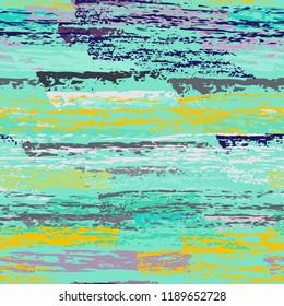 Grunge Stripes chalk vector textures. Seamless pattern old wall. Stripy crayon pencil strokes. Hand drawn pastel. Graffiti bright stripes, brushes. Horizontal pinstripe endless repeating elements.