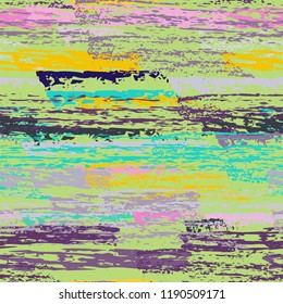 Grunge Stripes chalk vector textures. Seamless pattern old wall. Stripy crayon pencil strokes. Hand drawn pastel. Graffiti bright stripes, brushes. Horizontal pinstripe endless repeating elements.