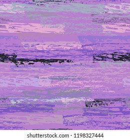 Grunge Stripes chalk vector textures. Seamless pattern old wall. Stripy crayon pencil strokes. Hand drawn pastel. Horizontal pinstripe endless repeating elements.