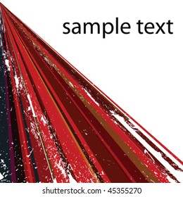 Grunge stripes illustration with room for sample text