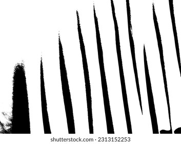 Grunge stripes and lines vector texture background. Abstract overlay. Dirty and damaged backdrop. Vector graphic illustration with transparent white. EPS10.