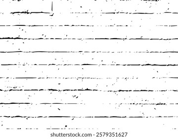 Grunge stripes and lines vector texture background. Abstract overlay. Dirty and damaged backdrop. Vector graphic illustration with transparent white. EPS10.