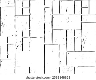 Grunge stripes and lines vector texture background. Abstract overlay. Dirty and damaged backdrop. Vector graphic illustration with transparent white. EPS10.