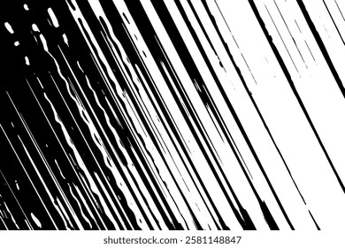 Grunge stripes and lines vector texture background. Abstract overlay. Dirty and damaged backdrop. Vector graphic illustration with transparent white. EPS10.