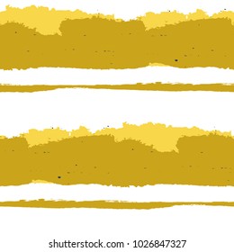 Grunge Stripes. Painted Lines. Texture with Horizontal Dry Brush Strokes. Scribbled Grunge Motif for Sportswear, Paper, Cloth. Rustic Vector Background