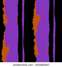 Grunge Stripes. Painted Lines. Texture with Vertical Brush Strokes. Scribbled Grunge Rapport for Sportswear, Fabric, Cloth. Retro Vector Background with Stripes