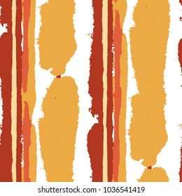 Grunge Stripes. Painted Lines. Texture with Vertical Dry Brush Strokes. Scribbled Grunge Rapport for Sportswear, Fabric, Cloth. Retro Vector Background with Stripes