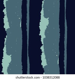 Grunge Stripes. Painted Lines. Texture with Vertical Brush Strokes. Scribbled Grunge Rapport for Cloth, Fabric, Textile. Trendy Vector Background