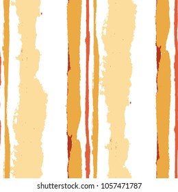 Grunge Stripes. Painted Lines. Texture with Vertical Dry Brush Strokes. Scribbled Grunge Rapport for Sportswear, Paper, Cloth. Rustic Vector Background with Stripes