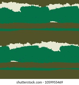 Grunge Stripes. Painted Lines. Texture with Horizontal Brush Strokes. Scribbled Grunge Rapport for Linen, Fabric, Wallpaper. Retro Vector Background with Stripes