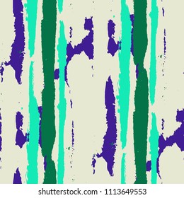Grunge Stripes. Painted Lines. Texture with Vertical Brush Strokes. Scribbled Grunge Pattern for Sportswear, Fabric, Cloth. Rustic Vector Background