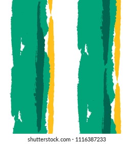 Grunge Stripes. Painted Lines. Texture with Vertical Brush Strokes. Scribbled Grunge Rapport for Sportswear, Paper, Cloth. Trendy Vector Background