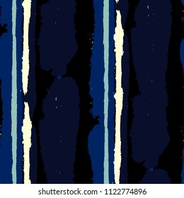 Grunge Stripes. Painted Lines. Texture with Vertical Dry Brush Strokes. Scribbled Grunge Rapport for Sportswear, Fabric, Wallpaper. Rustic Vector Background