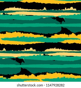 Grunge Stripes. Painted Lines. Texture with Horizontal Brush Strokes. Scribbled Grunge Rapport for Linen, Fabric, Wallpaper. Trendy Vector Background