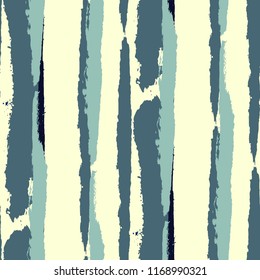 Grunge Stripes. Painted Lines. Texture with Vertical Brush Strokes. Scribbled Grunge Rapport for Sportswear, Fabric, Wallpaper. Trendy Vector Background