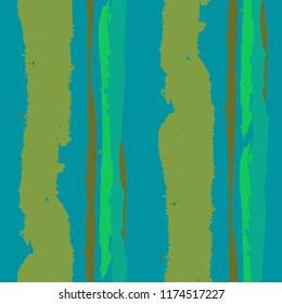 Grunge Stripes. Painted Lines. Texture with Vertical Brush Strokes. Scribbled Grunge Rapport for Linen, Fabric, Textile. Trendy Vector Background
