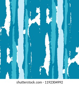 Grunge Stripes. Painted Lines. Texture with Vertical Brush Strokes. Scribbled Grunge Rapport for Cloth, Fabric, Textile. Retro Vector Background