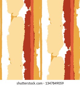 Grunge Stripes. Painted Lines. Texture with Vertical Dry Brush Strokes. Scribbled Grunge Rapport for Sportswear, Fabric, Wallpaper. Retro Vector Background with Stripes