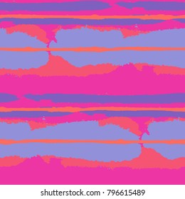 Grunge Stripes. Painted Lines. Texture with Horizontal Brush Strokes. Scribbled Grunge Rapport for Sportswear, Paper, Cloth. Rustic Vector Background