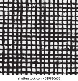 Grunge stripes pattern. Color brush strokes pattern. Vector illustration.