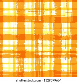 Grunge stripes seamless vector background pattern. Modern sketch graphics. Dry paintbrush stripes grunge backdrop print design. Color lines on white background. Original decor lines pattern.