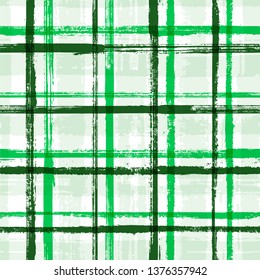 Grunge stripes seamless vector background pattern. Punk millennial graphics. Dry paintbrush stripes grunge backdrop print design. Dry ink art lines background. T-shirt fashion line pattern.