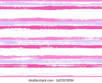 Grunge stripes seamless vector background pattern. Unique minimalist design. Dry paintbrush stripes grunge backdrop print design. Dry ink art lines background. Rough texture lines pattern.