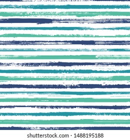 Grunge stripes seamless vector background pattern. Seamless casual lines background. Dry paintbrush stripes grunge backdrop print design. Unique minimalist design. Wrapping paper lines pattern.