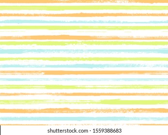 Grunge stripes seamless vector background pattern. Wrapping paper lines pattern. Dry paintbrush stripes grunge backdrop print design. Hipster cool ornament. Retro background with lines texture.