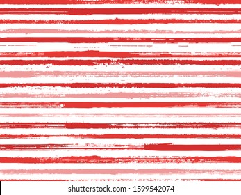 Grunge stripes seamless vector background pattern. Rough texture lines pattern. Dry paintbrush stripes grunge backdrop print design. Retro background with lines texture. Unique minimalist design.