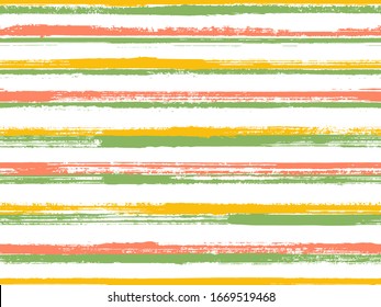 Grunge stripes seamless vector background pattern. Punk millennial graphics. Dry paintbrush stripes grunge backdrop print design. Ink paint lines textured background. Rough texture lines pattern.