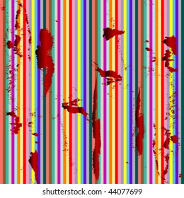 grunge stripes three, abstract art illustration