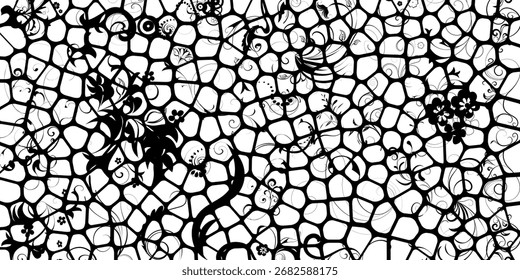Grunge stripes. Vector illustration. black and white