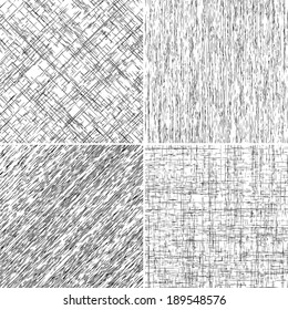 Grunge Stroke overlay backgrounds set for your design. EPS10 vector.