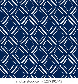 Grunge strokes pattern. Tie dye background. Ink splatter. Ikat. Shibori. Paint brush lines texture. Abstract art. Boho style.