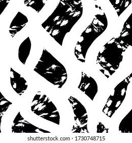Estilo Grunge. Antecedentes abstractos. Patrón de pincel. Vector.