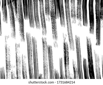 Grunge style. Abstract texture. Background. Brush pattern. White and black vector.