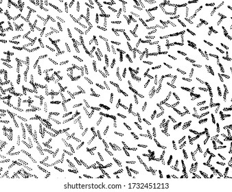 Grunge-Stil. Abstrakte Textur. Hintergrund Pinselmuster Weiße und schwarze Vektor.