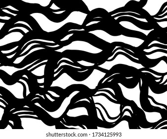 Grunge style. Abstract texture. Background. Brush pattern. White and black vector.