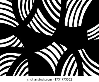 Grunge style. Abstract texture. Background. Brush pattern. White and black vector.