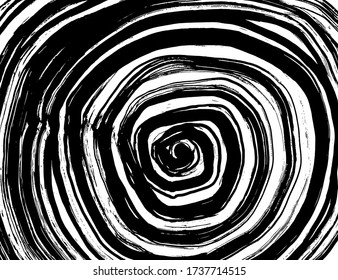 Estilo Grunge. Textura abstracta. Antecedentes. Patrón de pincel. Vector blanco y negro.